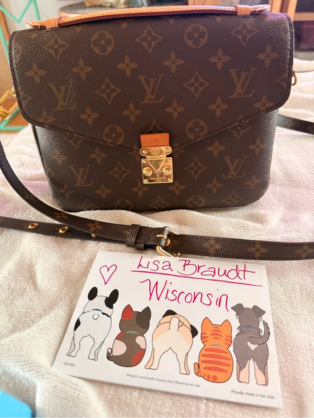 Louis Vuitton Pochette Métis * Authentic
